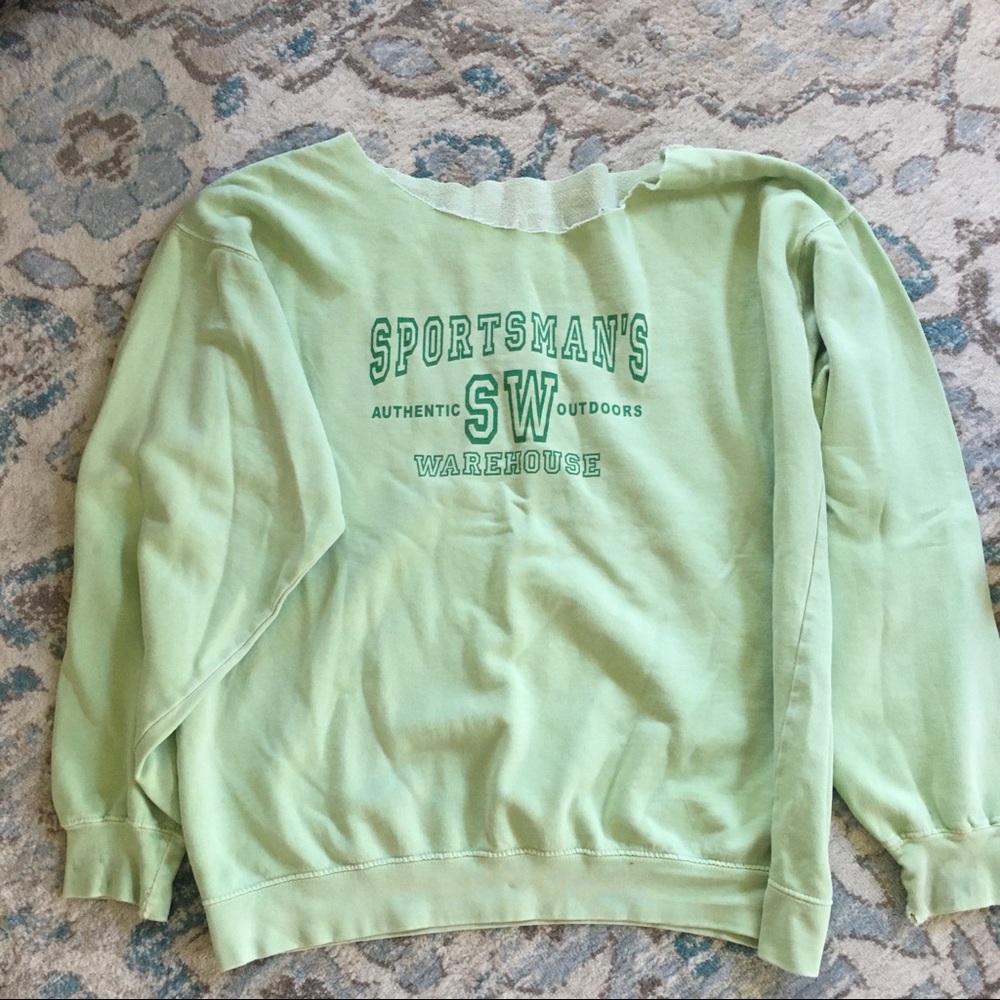 One sweatshirts and two Tshirts